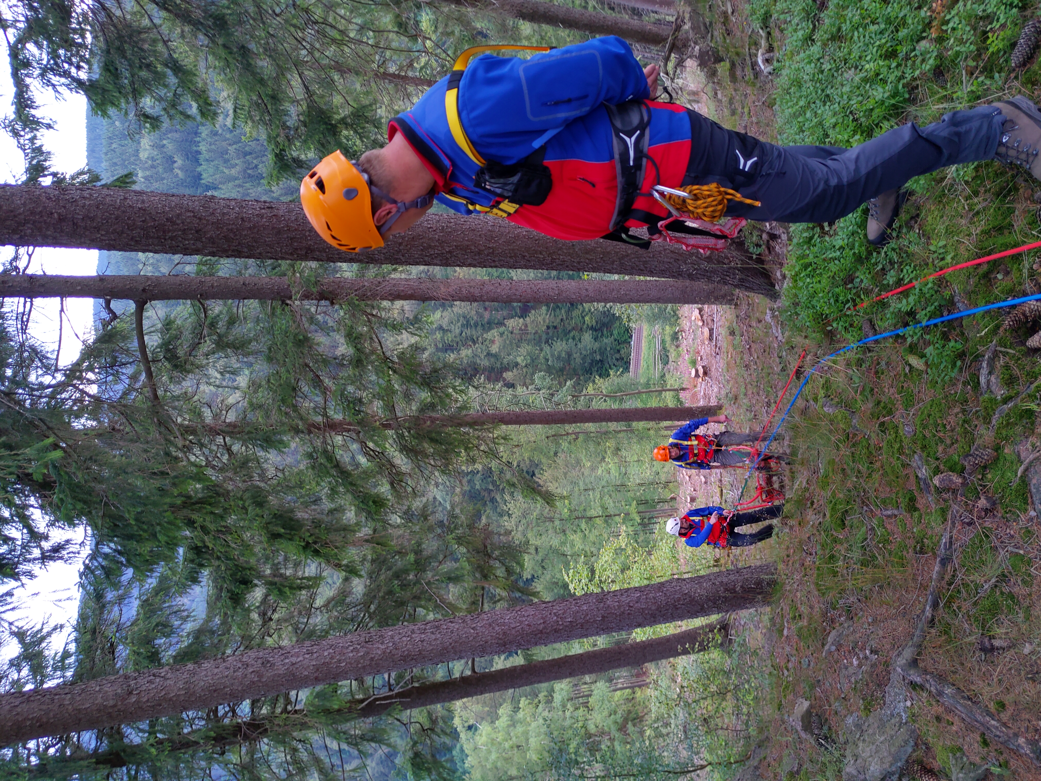 Übung am Hang