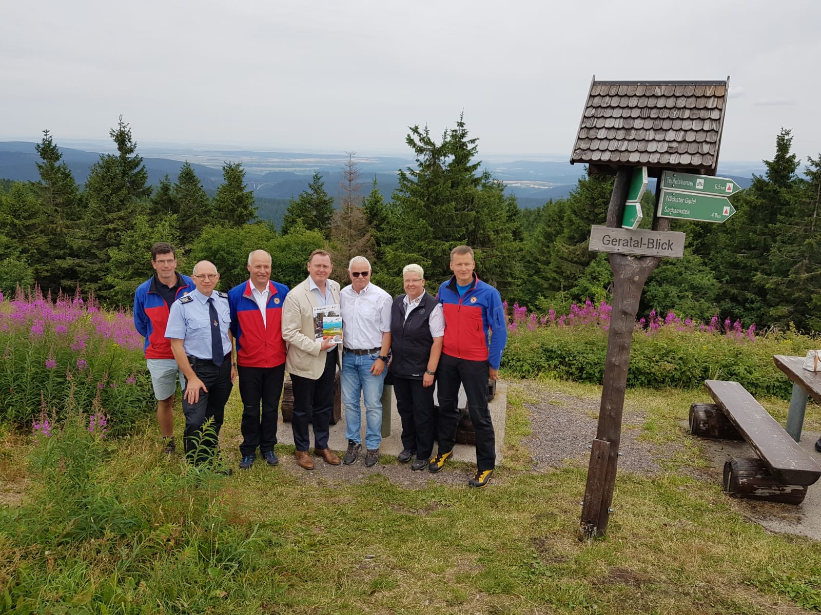 Gemeinsames Foto mit Bodo Ramelow