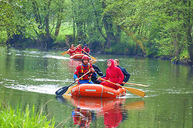 Gruppenaktivität bei der DRK Wasserwacht Nahetal