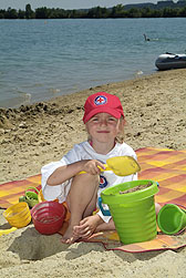 Kein Sonnenbrand am Badestrand Kein Sonnenbrand am Badestrand