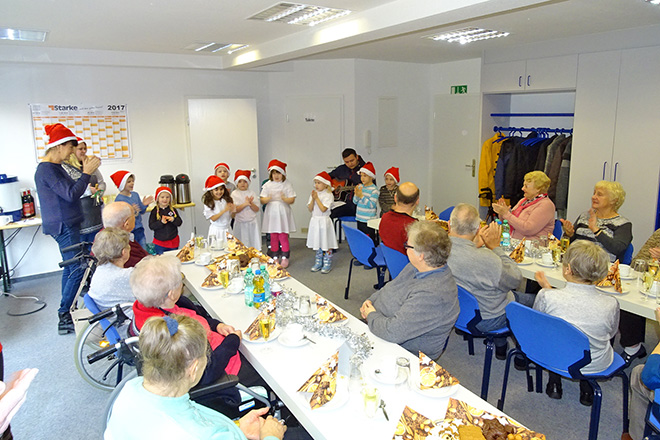 Weihnachtsfeier der Mieter im Service Wohnen Suhl