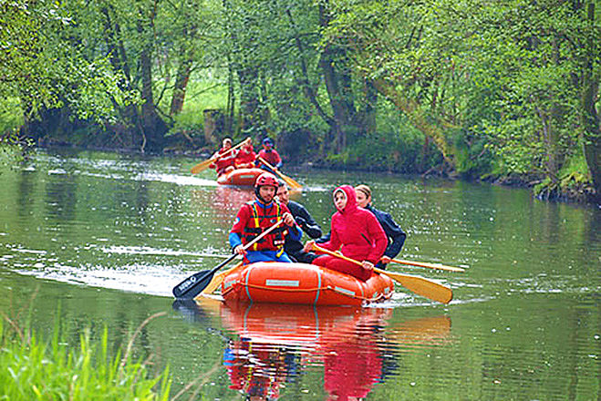 Gruppenaktivität bei der DRK Wasserwacht Nahetal